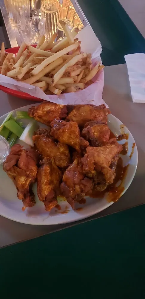 Chicken Wings and Fries