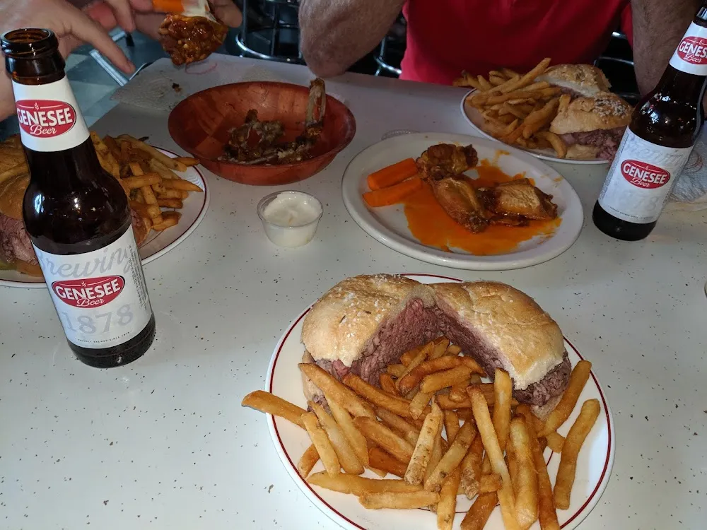 Wings and Beef on Weck